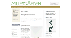 Desktop Screenshot of butik.millesgarden.se