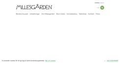 Desktop Screenshot of millesgarden.se