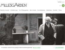 Tablet Screenshot of millesgarden.se